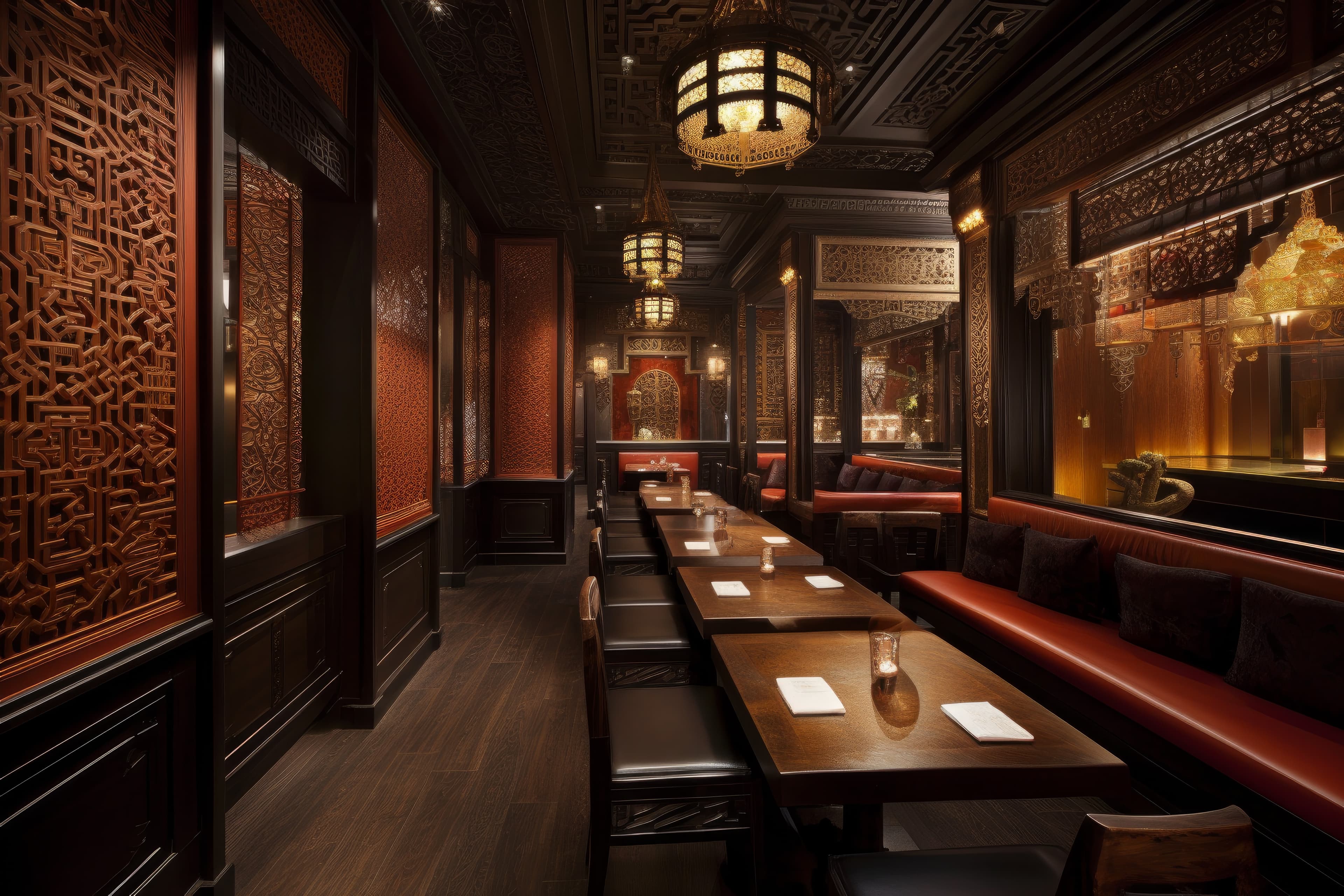 Chinese restaurant interior